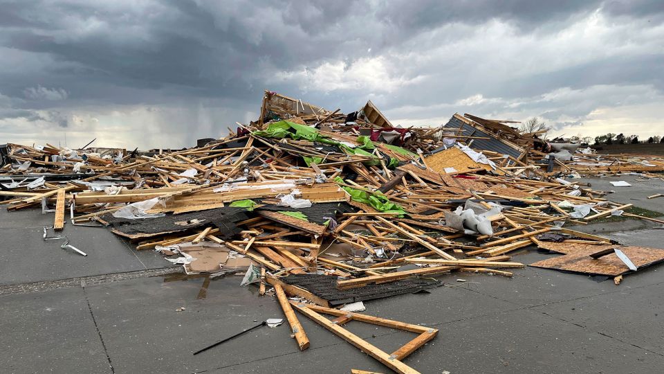 Millions in the Midwest under storm watches as Nebraska and Iowa communities reel from devastating tornadoes