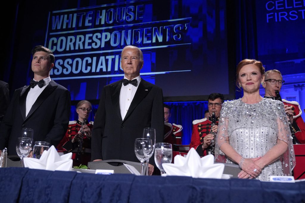 Biden swipes at Trump at White House correspondents’ dinner